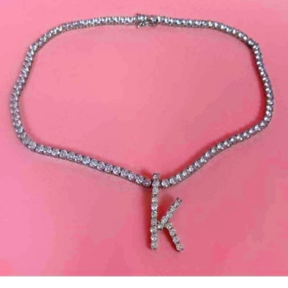 K intial necklace by Lolita